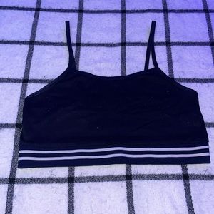 Navy Blue Cami Crop Top